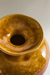 VASE CÉRAMIQUE COULEUR LARGE