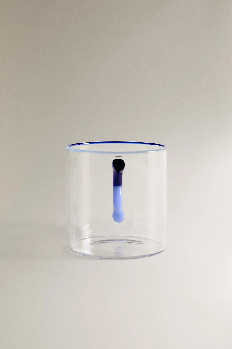 TASSE BOROSILICATE POIGNÉE COULEURS