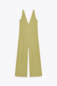 WASHED INTERLOCK JUMPSUIT