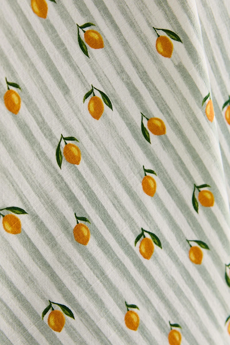 TORCHON CUISINE COTON CITRONS