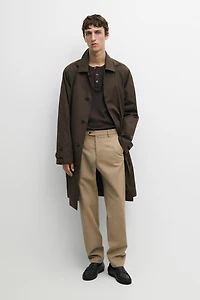 100% cotton slim fit pants