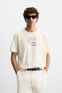 COMBINATION EMBROIDERY T-SHIRT