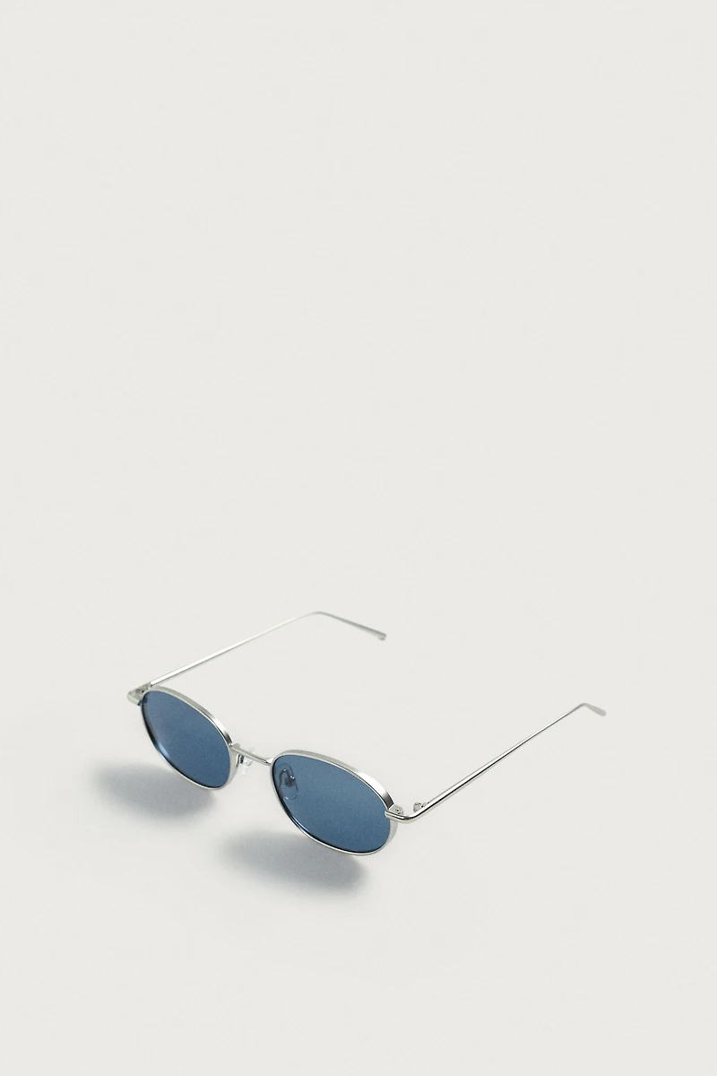 OVAL METAL SUNGLASSES