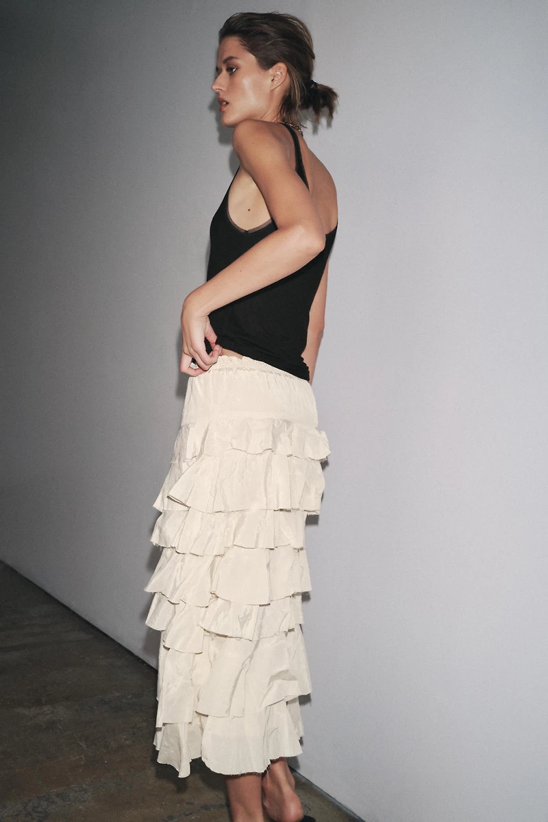 COMBINED TULLE T-SHIRT