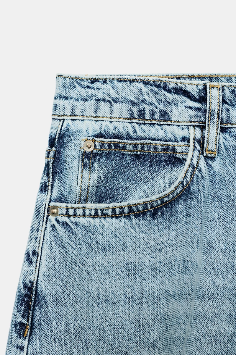 Z1975 MID-RISE BARREL JEANS WITH PRESSED CREASE
