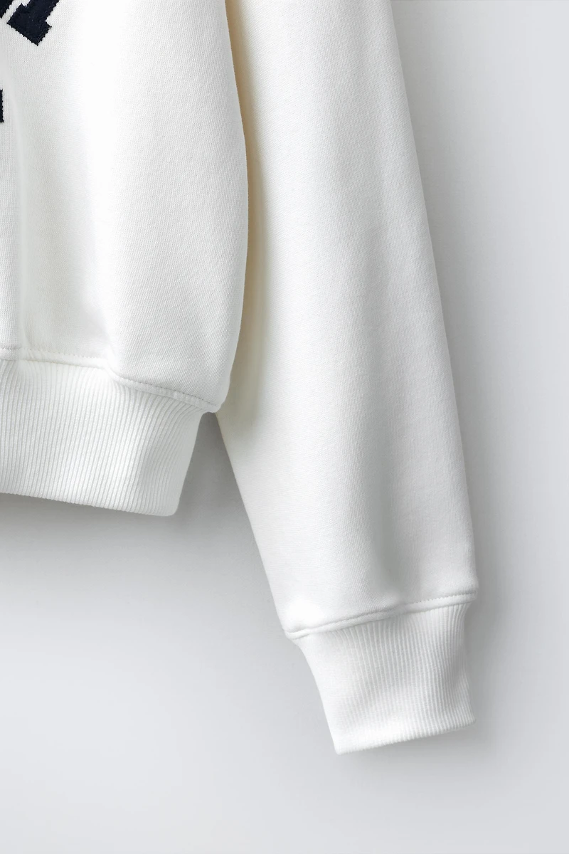 TEXT JOGGING SWEATSHIRT
