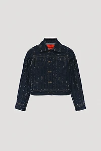 LIMITED EDITION FRAYED DENIM JACKET