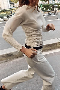 PULL EN MAILLE NID D'ABEILLE