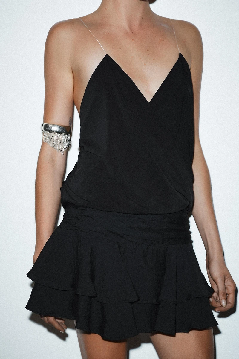 RUFFLE SKORT
