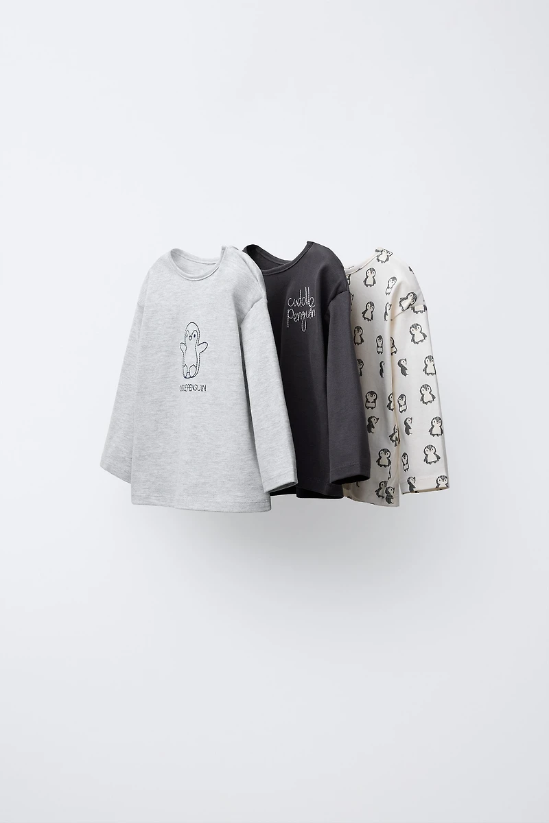 LOT DE TROIS HAUTS PINGOUINS