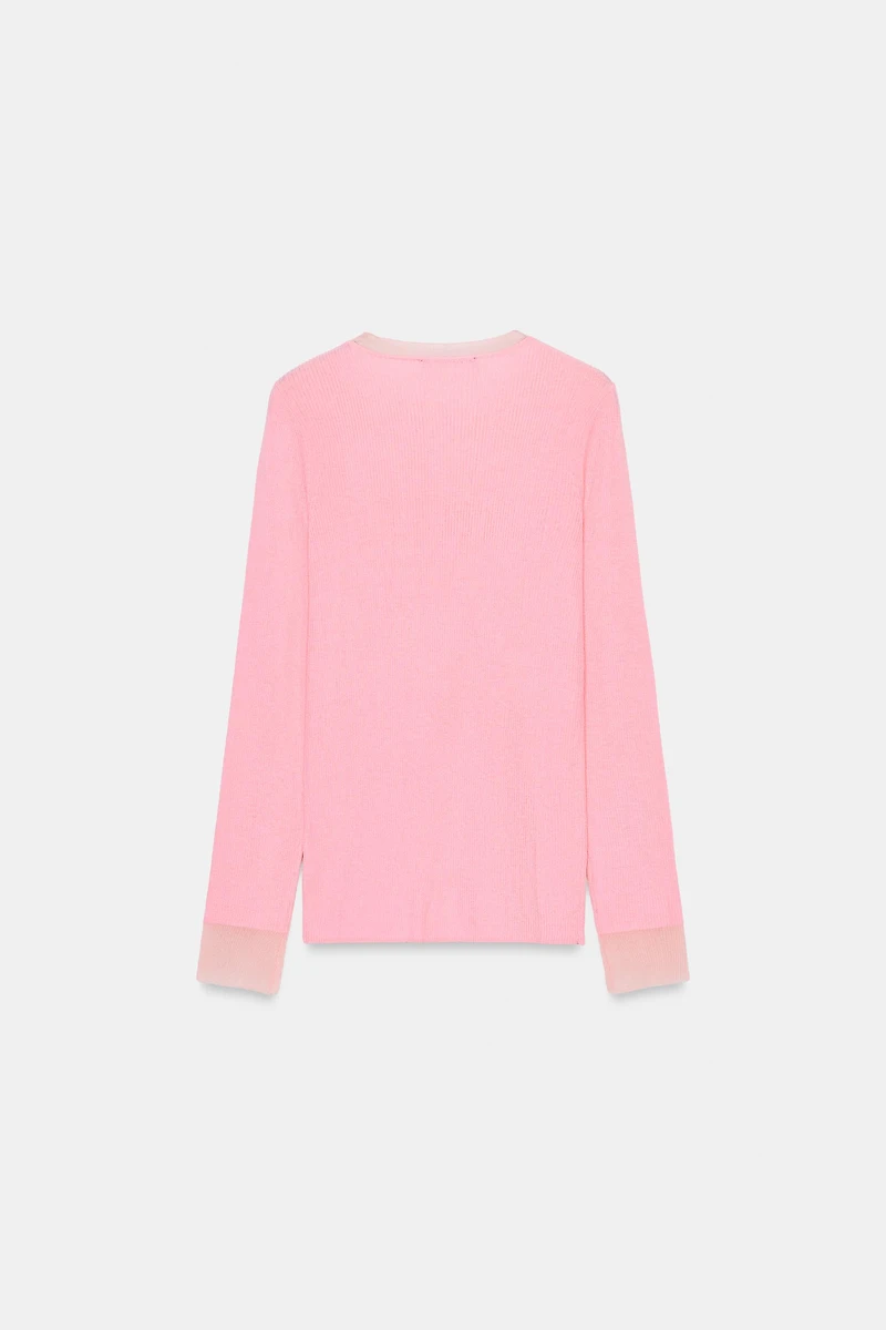 FINE KNIT WOOL JUMPER