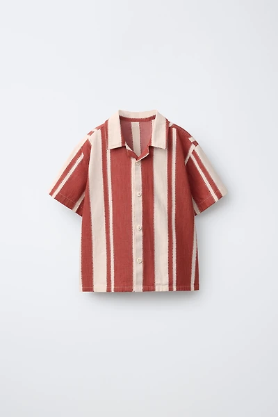 STRIPED PRINT SHIRT