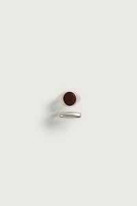 PACK OF 2 MIXED METAL RINGS