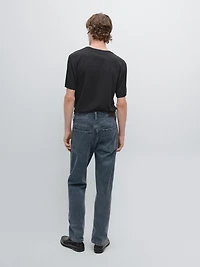 Short sleeve wool blend T-shirt