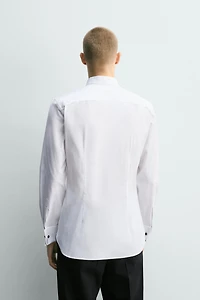 FRENCH CUFF TUXEDO SHIRT