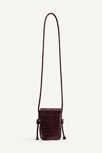 LIMITED EDITION EMBOSSED LEATHER CROSSBODY BAG