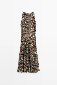 Robe imprimée avec ceinture