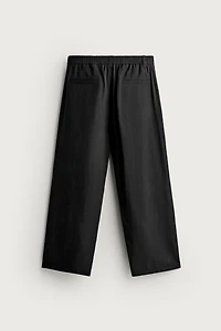 FLOWY SIDE PLEAT PANTS