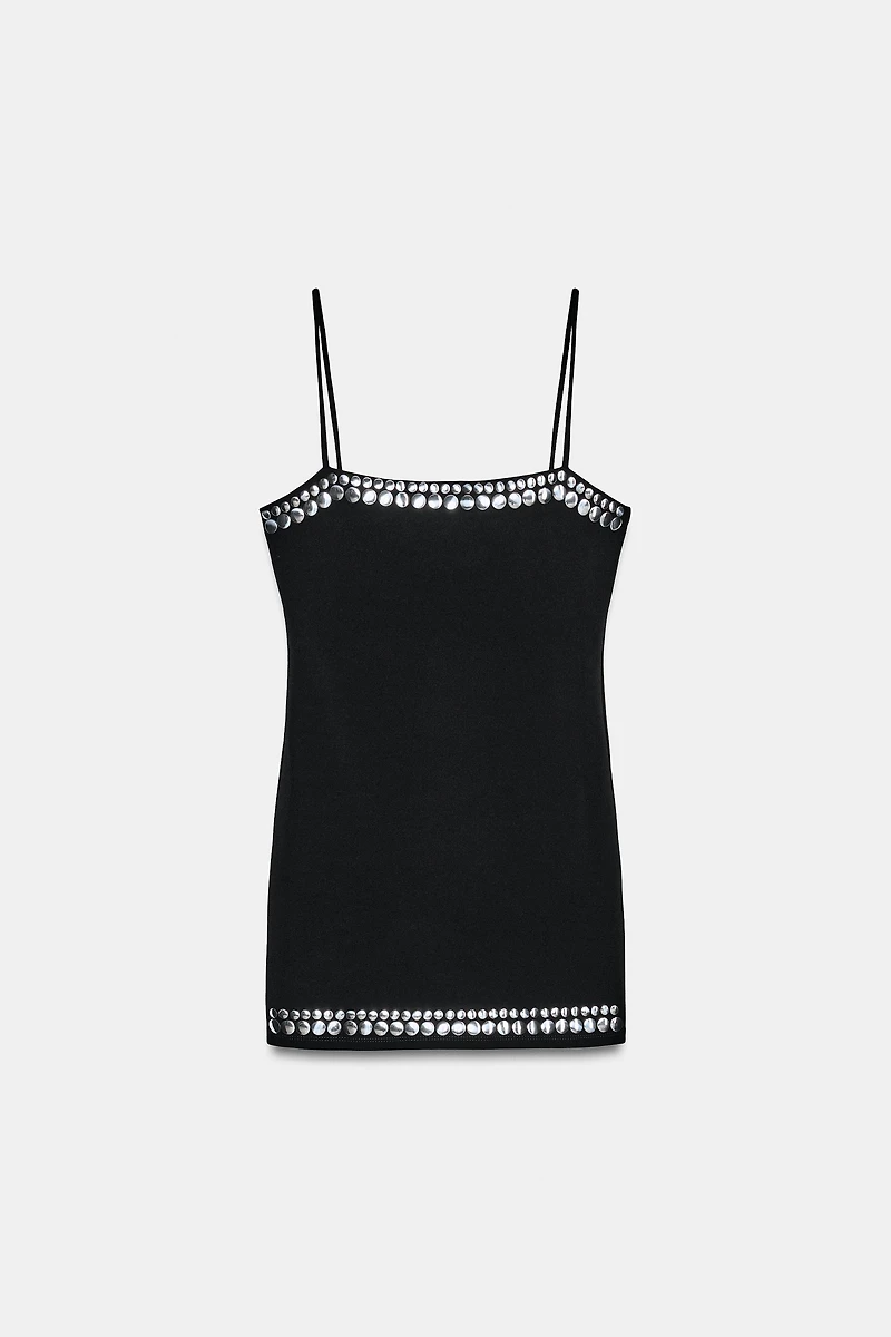 STUDDED MINI DRESS