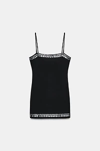 STUDDED MINI DRESS
