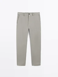 Cotton blend semi joggers