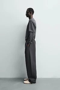 RELAXED FIT INTERLOCK JOGGING PANTS