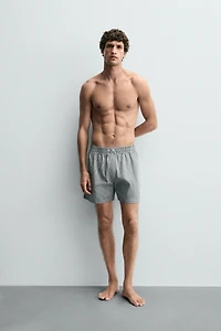 CHECK POPLIN BOXERS HARRY LAMBERT FOR ZARA X DISNEY