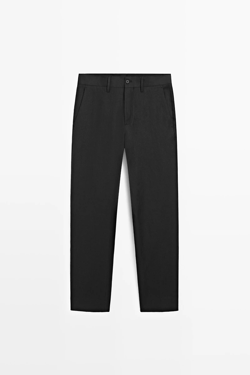 Pantalon de costume tailoring 100 % lin