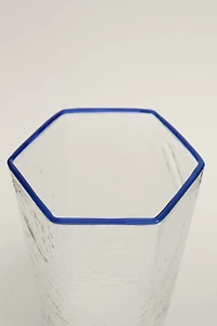 HEXAGONAL BOROSILICATE GLASS TUMBLER