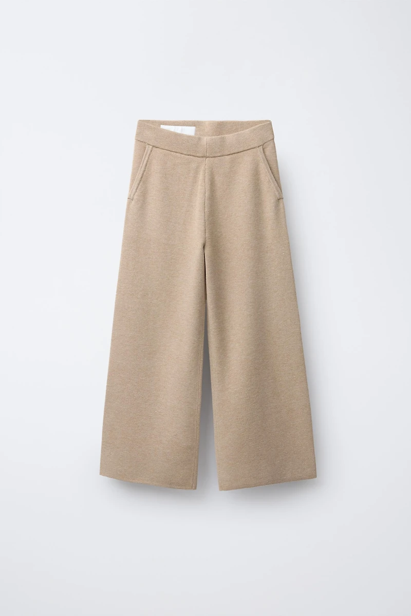 PANTALON EN MAILLE LARGE