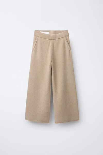 PANTALON EN MAILLE LARGE