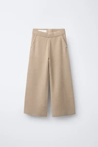 PANTALON EN MAILLE LARGE