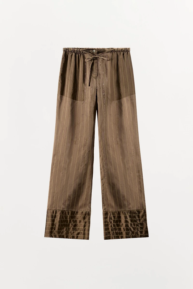 STRIPED PAJAMA PANTS