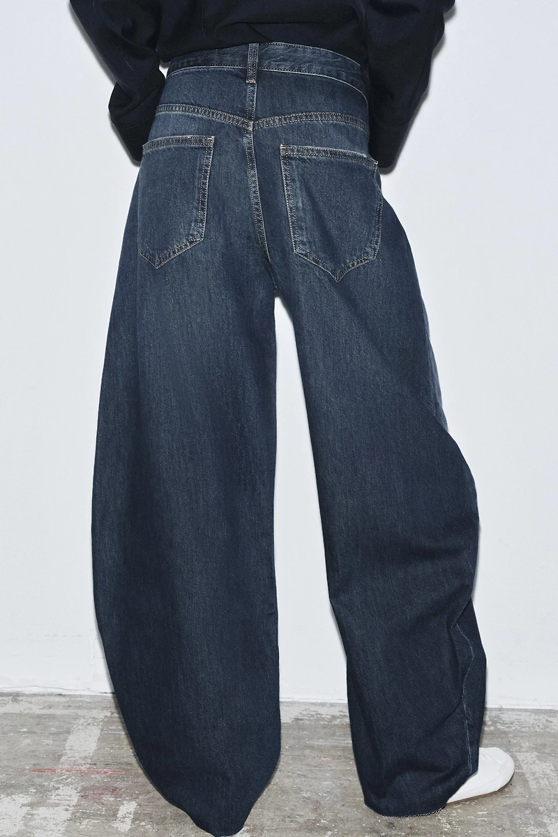 ZW COLLECTION MID-RISE BARREL JEANS
