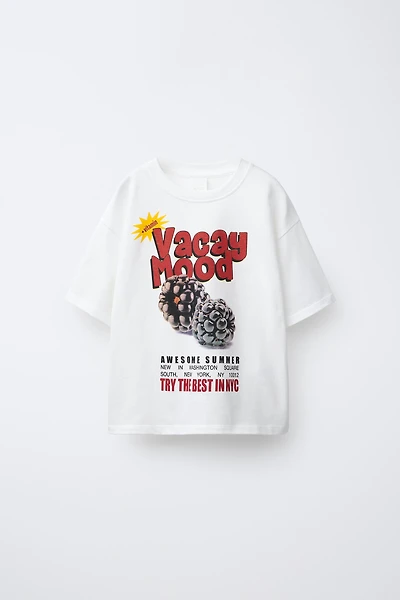 T-SHIRT À IMPRIMÉ FRUITS