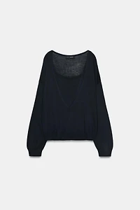 COMBINATION KNIT JUMPER