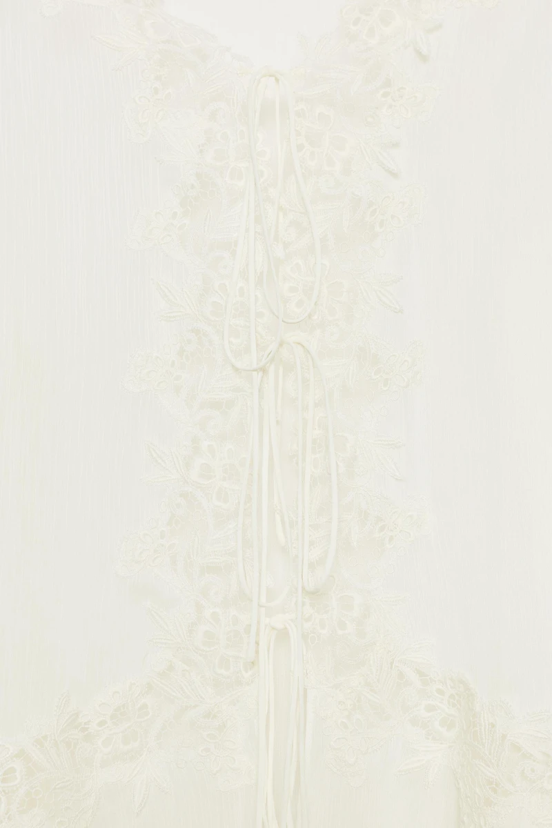 BLOUSE BIMATIÈRE DENTELLE ZW COLLECTION