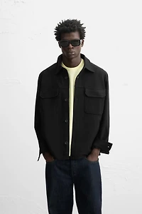COMFORT TEXTURED OVERSHIRT