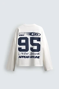 COMBINATION TEXT PRINT T-SHIRT