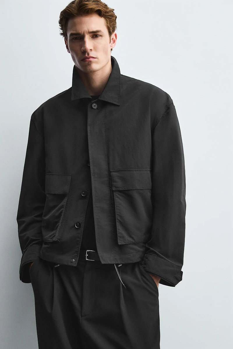 BOXY FIT POCKET JACKET