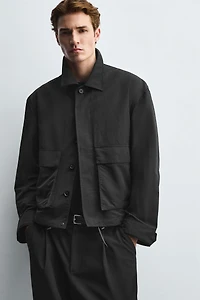 BOXY FIT POCKET JACKET