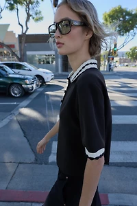 COMBINATION POLO TOP