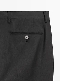 Pantalon de costume coton