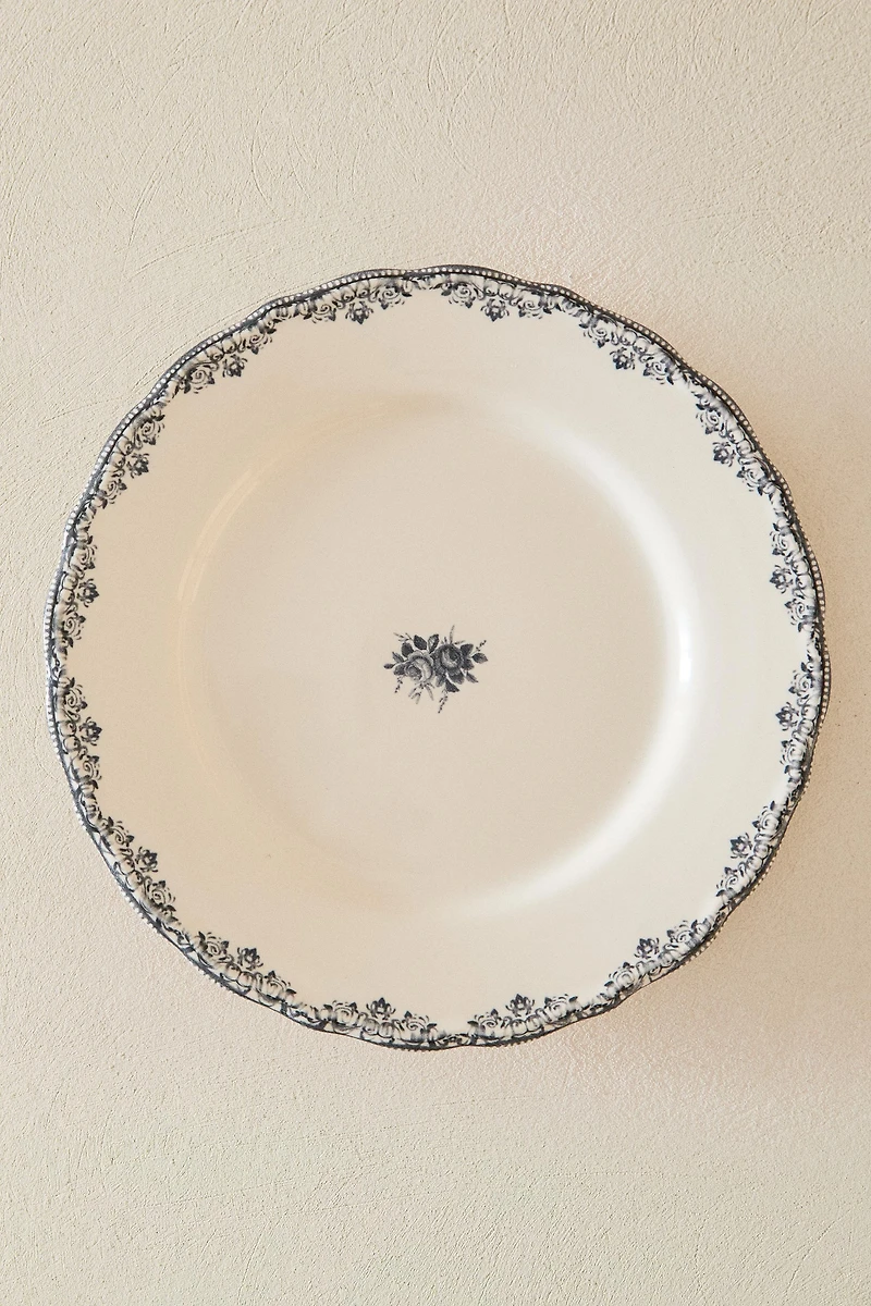 ASSIETTE PLATE MOTIF POSITIONNÉ