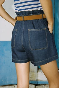 SHORT PAPER BAG CEINTURE