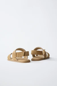 SANDALES EN CUIR BAREFOOT