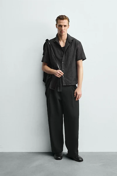 FLORAL JACQUARD SHIRT