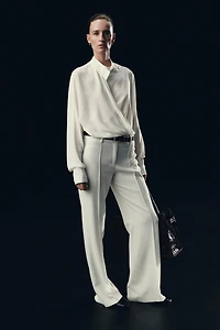 ZW COLLECTION FLOWY WRAP BLOUSE