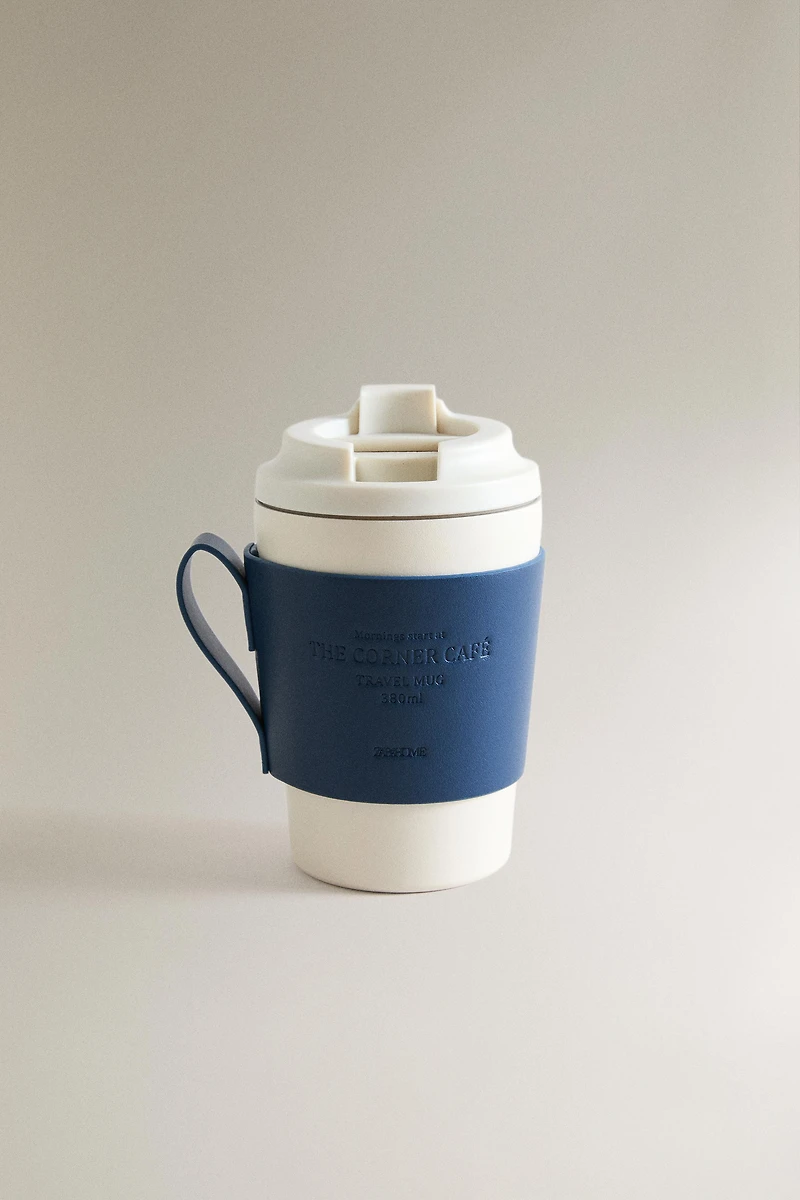 MUG WITH LID AND BAND