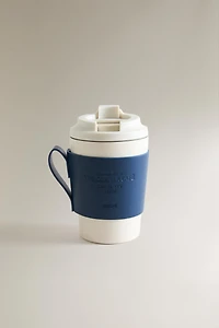 MUG WITH LID AND BAND